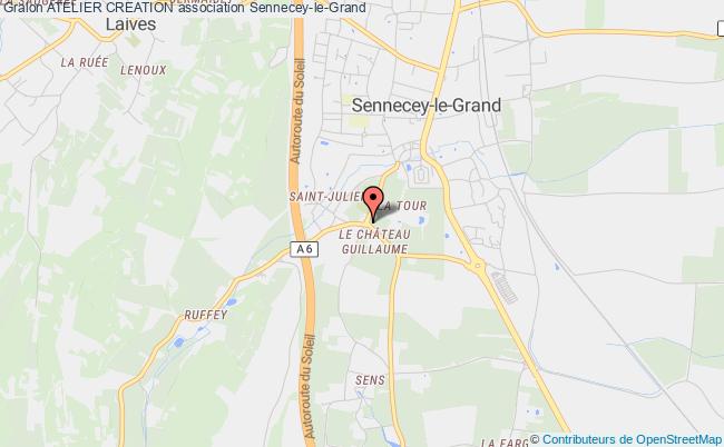 plan association Atelier Creation Sennecey-le-Grand