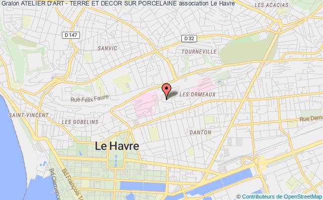 plan association Atelier D'art - Terre Et Decor Sur Porcelaine Le Havre