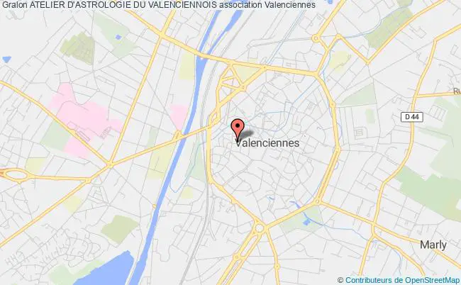 plan association Atelier D'astrologie Du Valenciennois Valenciennes