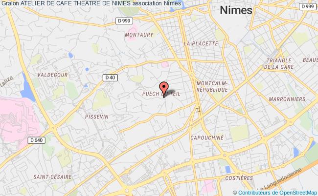 plan association Atelier De Cafe Theatre De Nimes Nîmes