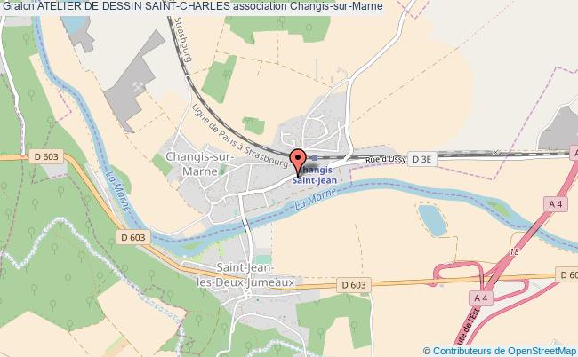 plan association Atelier De Dessin Saint-charles Changis-sur-Marne