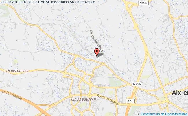 plan association Atelier De La Danse Aix-en-Provence