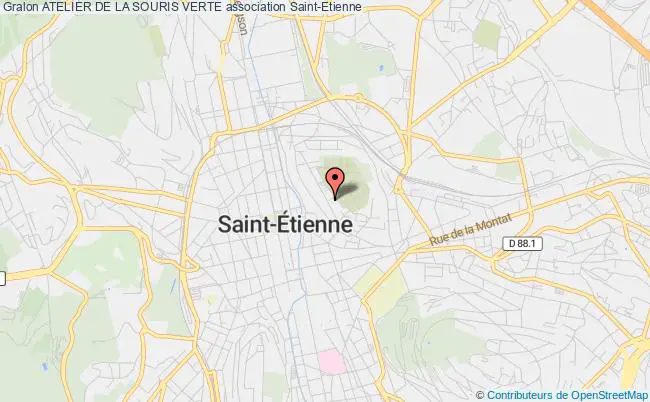 plan association Atelier De La Souris Verte Saint-Étienne