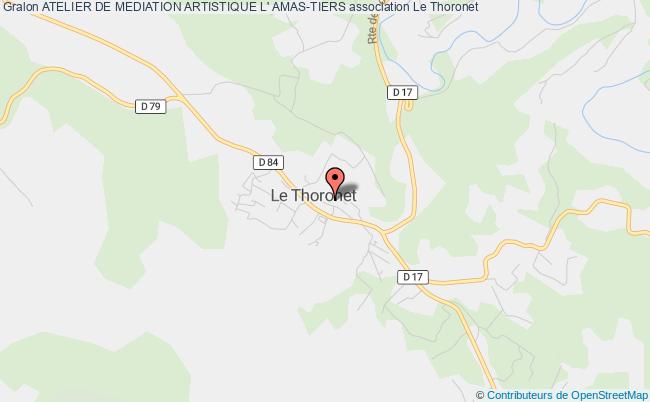 plan association Atelier De Mediation Artistique L' Amas-tiers Thoronet