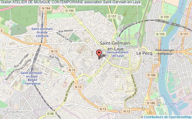 plan association Atelier De Musique Contemporaine Saint-Germain-en-Laye