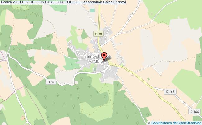 plan association Atelier De Peinture Lou Soustet Saint-Christol