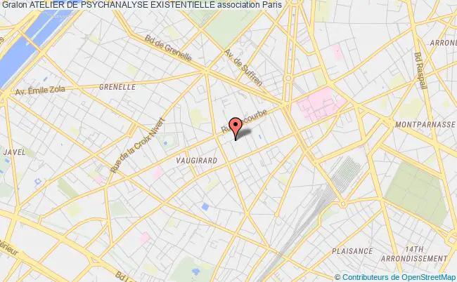 plan association Atelier De Psychanalyse Existentielle Paris