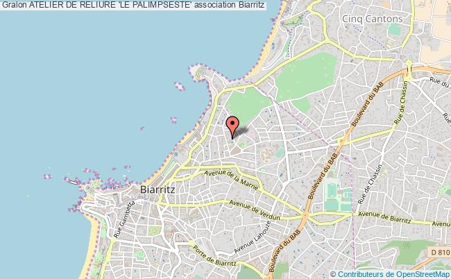plan association Atelier De Reliure 'le Palimpseste' Biarritz