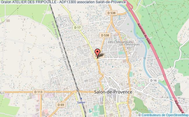 plan association Atelier Des Fripouille - Adf13300 Salon-de-Provence