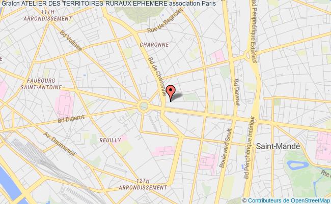 plan association Atelier Des Territoires Ruraux Ephemere Paris