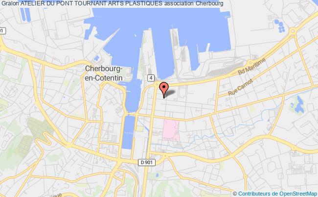 plan association Atelier Du Pont Tournant Arts Plastiques Cherbourg-en-Cotentin