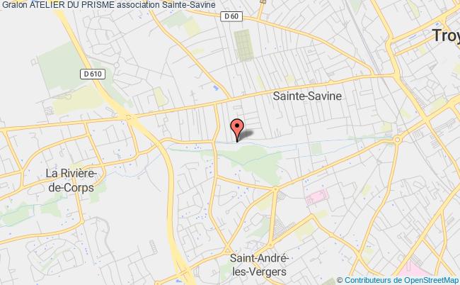 plan association Atelier Du Prisme Sainte-Savine