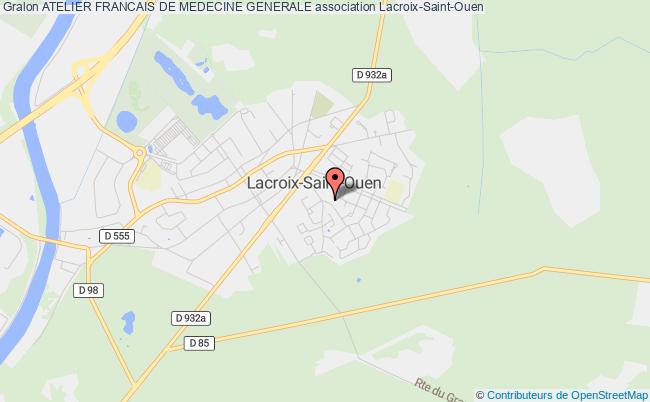 plan association Atelier Francais De Medecine Generale Lacroix-Saint-Ouen