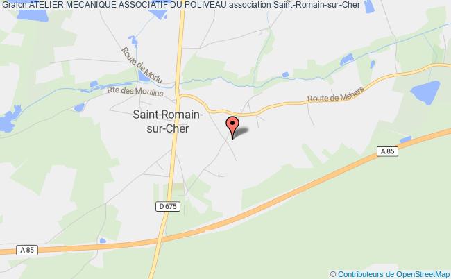 plan association Atelier Mecanique Associatif Du Poliveau Saint-Romain-sur-Cher