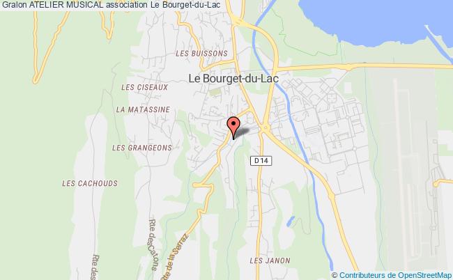 plan association Atelier Musical Le    Bourget-du-Lac