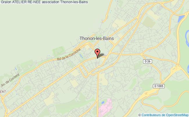 plan association Atelier Re-nee Thonon-les-Bains