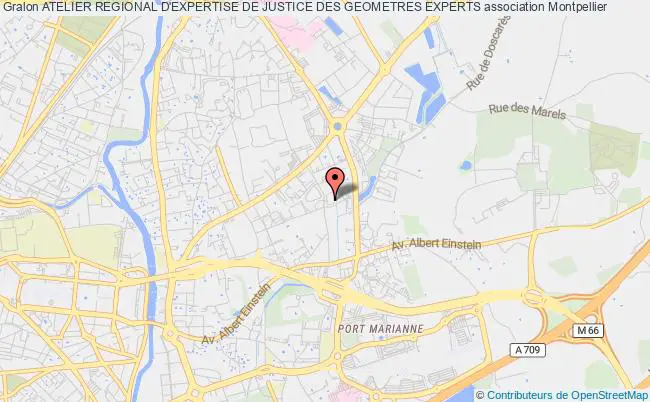 plan association Atelier Regional D'expertise De Justice Des Geometres Experts Montpellier