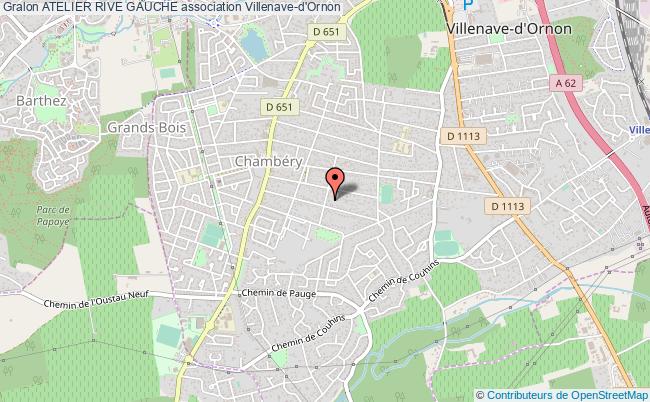 plan association Atelier Rive Gauche Villenave-d'Ornon