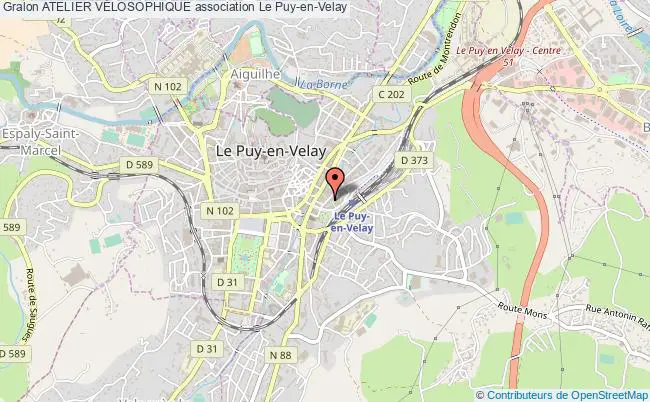 plan association Atelier VÉlosophique Puy-en-Velay