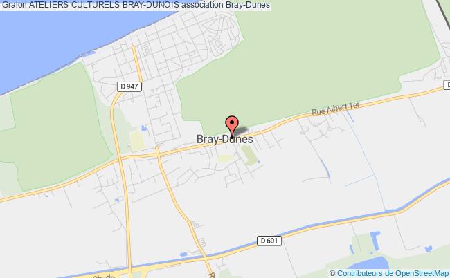 plan association Ateliers Culturels Bray-dunois Bray-Dunes