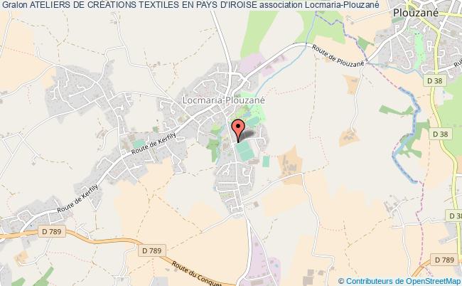plan association Ateliers De CrÉations Textiles En Pays D'iroise Locmaria-Plouzané