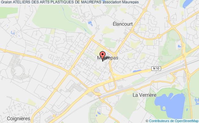 plan association Ateliers Des Arts Plastiques De Maurepas Maurepas