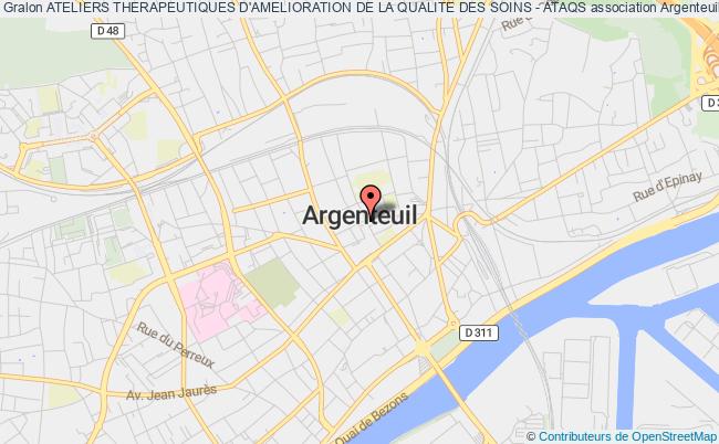 plan association Ateliers Therapeutiques D'amelioration De La Qualite Des Soins - Ataqs Argenteuil