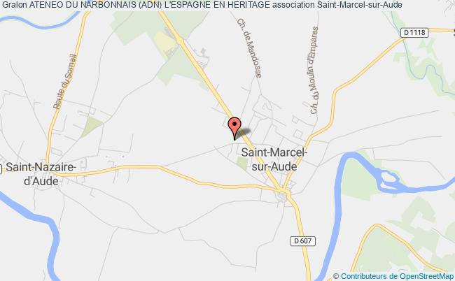 plan association Ateneo Du Narbonnais (adn) L'espagne En Heritage Saint-Marcel-sur-Aude