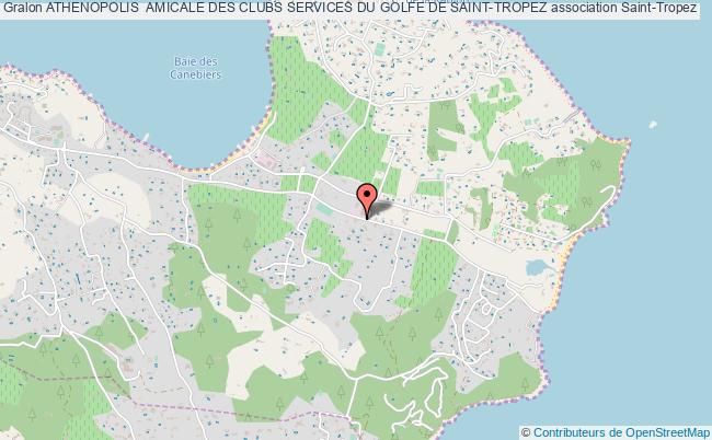 plan association Athenopolis  Amicale Des Clubs Services Du Golfe De Saint-tropez Saint-Tropez