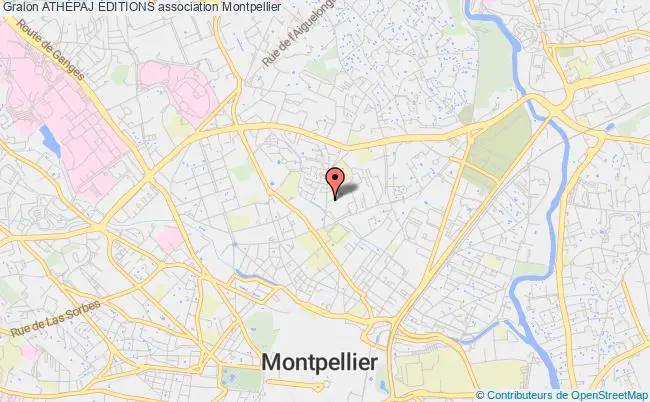 plan association AthÉpaj Éditions Montpellier