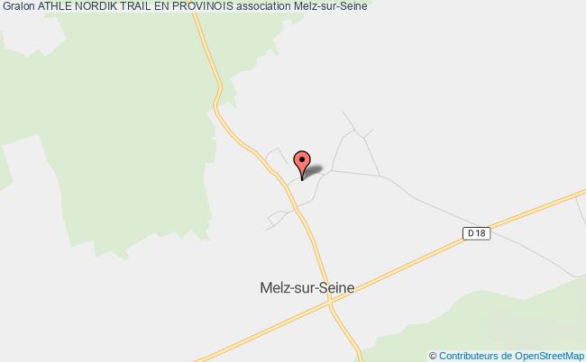 plan association Athle Nordik Trail En Provinois Melz-sur-Seine