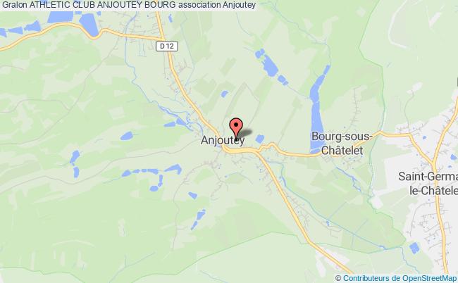 plan association Athletic Club Anjoutey Bourg Anjoutey
