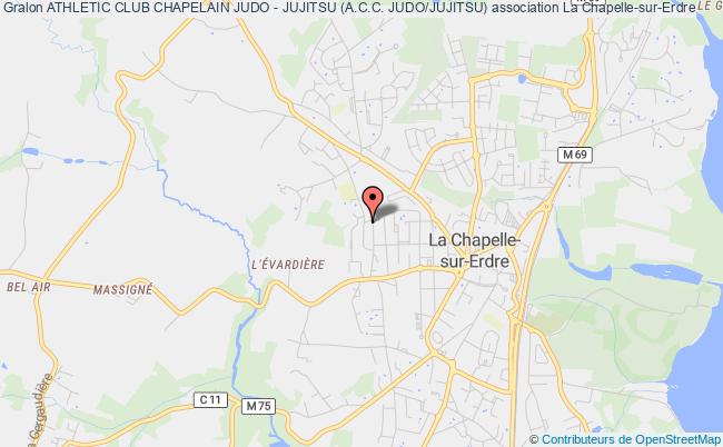 plan association Athletic Club Chapelain Judo - Jujitsu (a.c.c. Judo/jujitsu) La    Chapelle-sur-Erdre