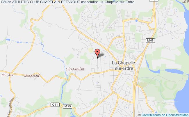 plan association Athletic Club Chapelain Petanque La    Chapelle-sur-Erdre