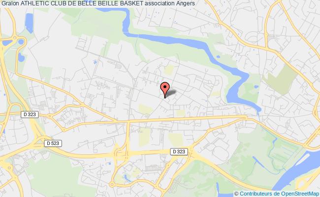 plan association Athletic Club De Belle Beille Basket Angers
