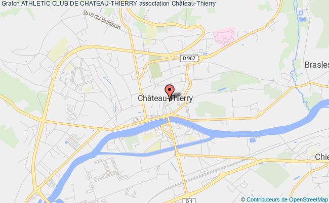 plan association Athletic Club De Chateau-thierry Château-Thierry