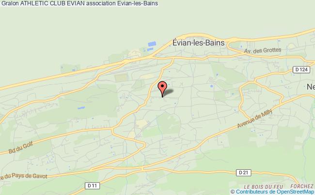 plan association Athletic Club Evian Évian-les-Bains