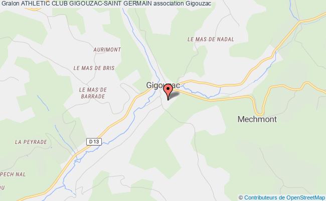 plan association Athletic Club Gigouzac-saint Germain Gigouzac