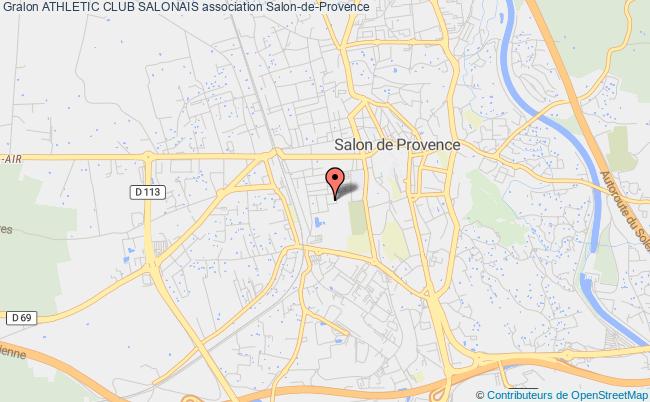 plan association Athletic Club Salonais Salon-de-Provence