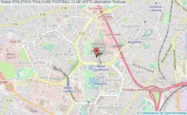 plan association Athletico Toulouse Football Club (atfc) Toulouse