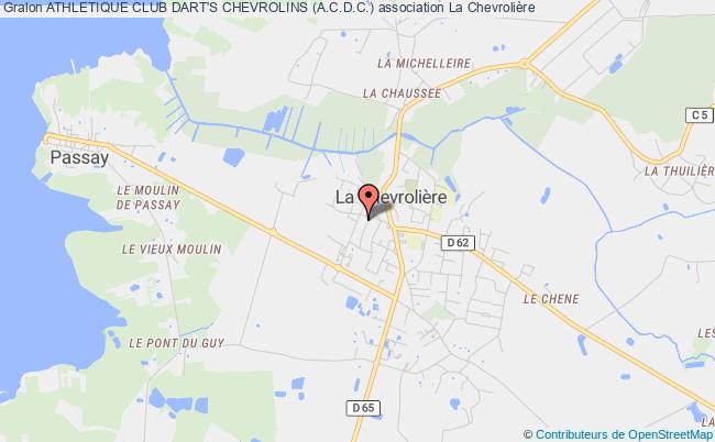 plan association Athletique Club Dart's Chevrolins (a.c.d.c.) Saint-Philbert-de-Bouaine