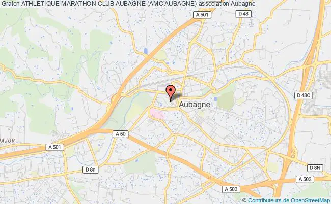 plan association Athletique Marathon Club Aubagne (amc Aubagne) Aubagne