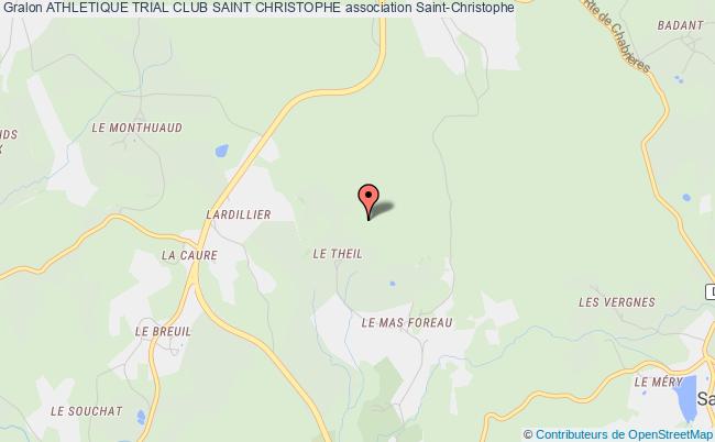 plan association Athletique Trial Club Saint Christophe Saint-Christophe