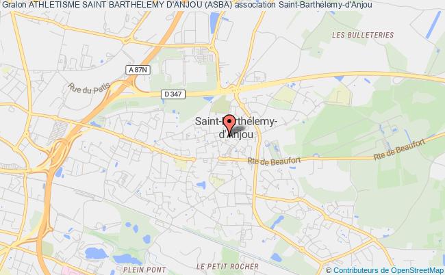 plan association Athletisme Saint Barthelemy D'anjou (asba) 