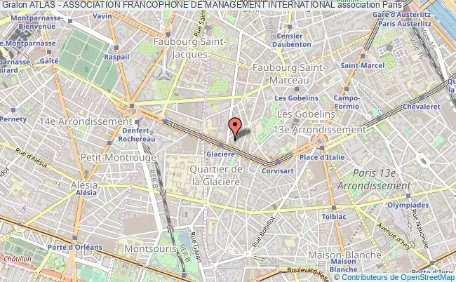plan association Atlas - Association Francophone De Management International Paris