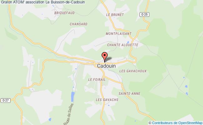 plan association Atom' Le Buisson-de-Cadouin