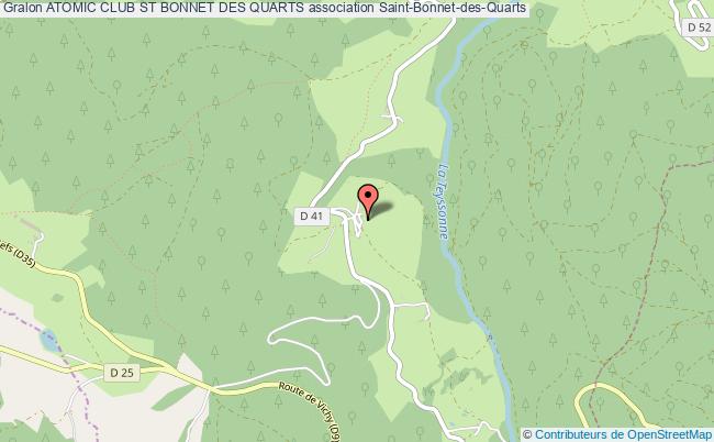 plan association Atomic Club St Bonnet Des Quarts Saint-Bonnet-des-Quarts