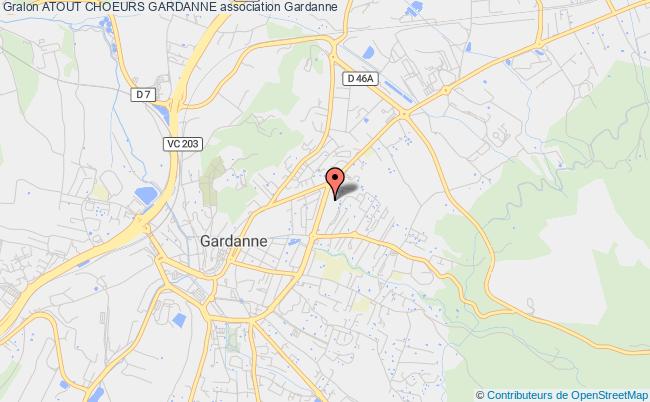 plan association Atout Choeurs Gardanne Gardanne