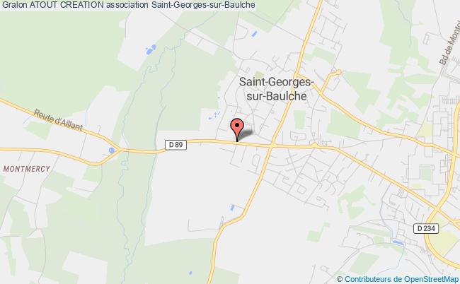 plan association Atout Creation Saint-Georges-sur-Baulche