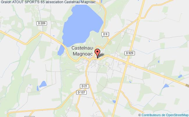 plan association Atout Sport's 65 Castelnau-Magnoac